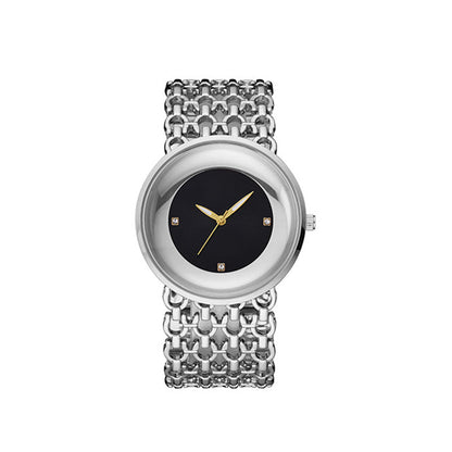 ⏰Black Friday Sale 50 % RABATT💥💥 Luxuriöse runde Armbanduhr Modische Damenarmbanduhr