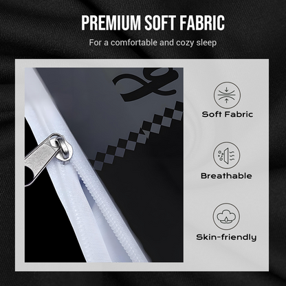 👑 50 % RABATT! 🛏️ King- & Queen-Bettbezug-Set – 3-teilig, luxuriös, weich gebürsteter Stoff & pflegeleicht 🏰✨