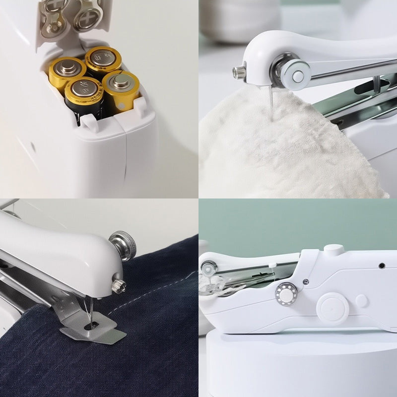 🧵 Mini Elektro-Nähmaschine – Leicht, Tragbar & Einfach zu Bedienen! ✨