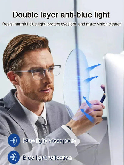 👓 60% RABATT! 🔥 Ultra Leichte Anti-Blau Licht Lesebrille – 2026 Neuheit – Blaulichtfilter, Komfortpassform & Modernes Design ✨