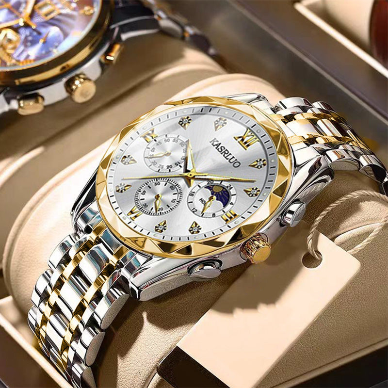 Herrenmode Wasserdichte Quarzuhr