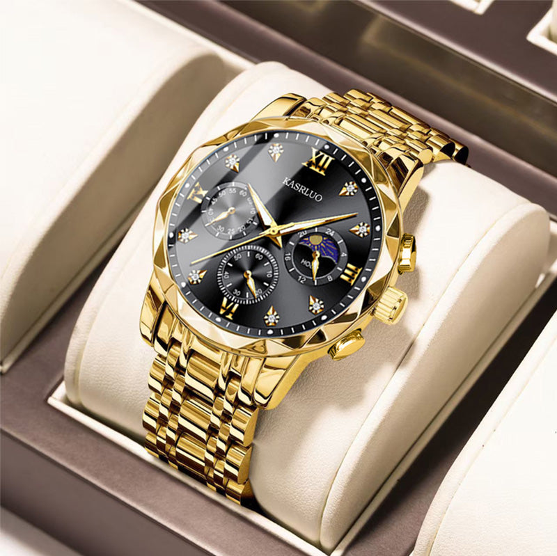 Herrenmode Wasserdichte Quarzuhr