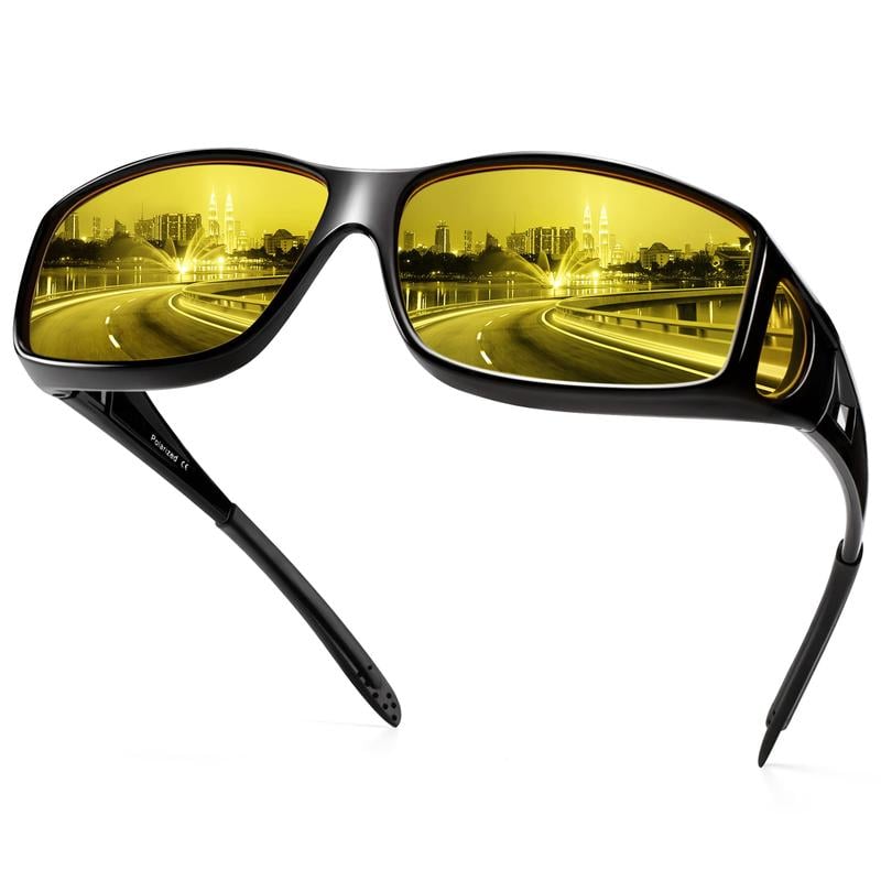 👓 Dark Vision-Fahrbrille – entspiegelt und polarisiert, perfekt für Nachtfahrten ✨