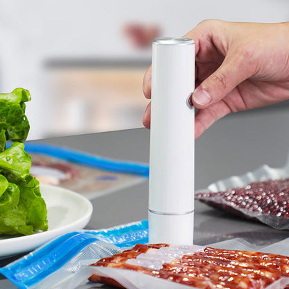 🥡 Mini Hand-Vakuumierer für Lebensmittel - Kompakt & tragbar für die Aufbewahrung frischer Lebensmittel