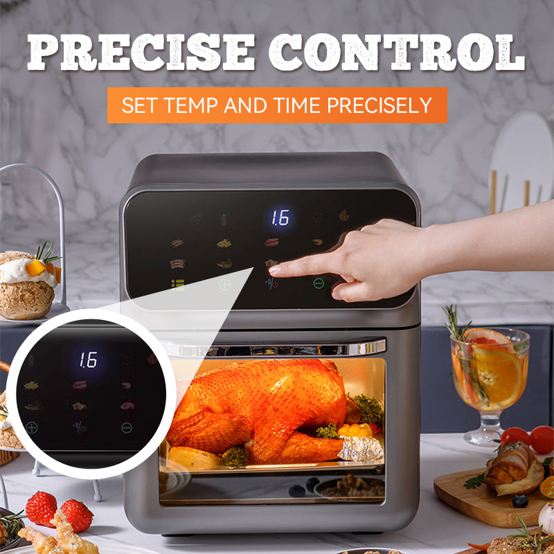 🔥2025 HEISSER VERKAUF🍳🍗Multifunktionale visuelle Heißluftfritteuse mit Touchscreen