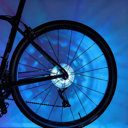 ✨ LED-Fahrradnabenleuchte für Nachtfahrten