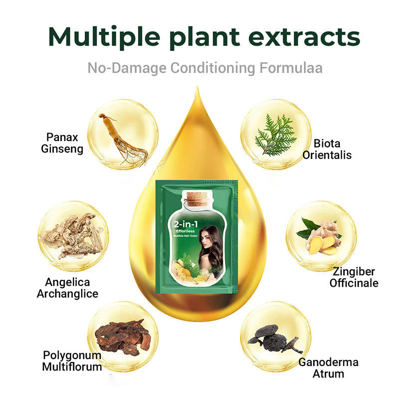 🎅Weihnachts-Sonderangebot: 50 % Rabatt🎁2-in-1 Mühelose Bubble-Haarfarbe