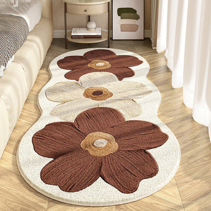 📢📢 50 % RABATT!! 💐 Weicher Teppich mit unregelmäßigem Blumenmuster