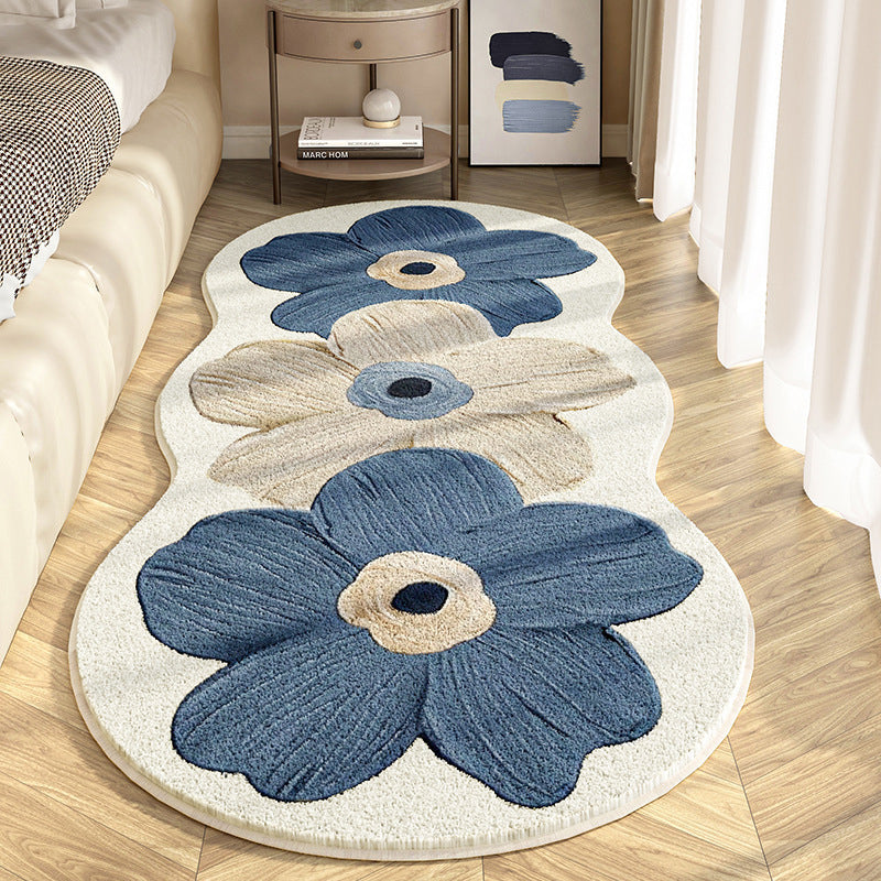 📢📢 50 % RABATT!! 💐 Weicher Teppich mit unregelmäßigem Blumenmuster