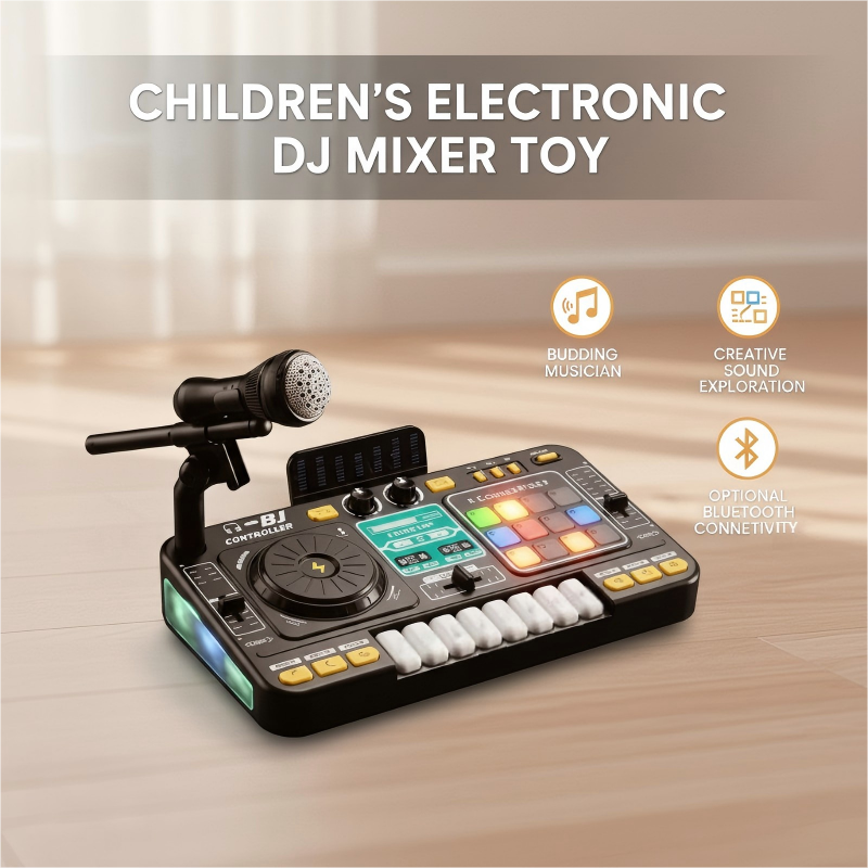 📢📢 60 % RABATT !! ✨Elektronisches DJ-Mixer-Spielzeug für Kinder