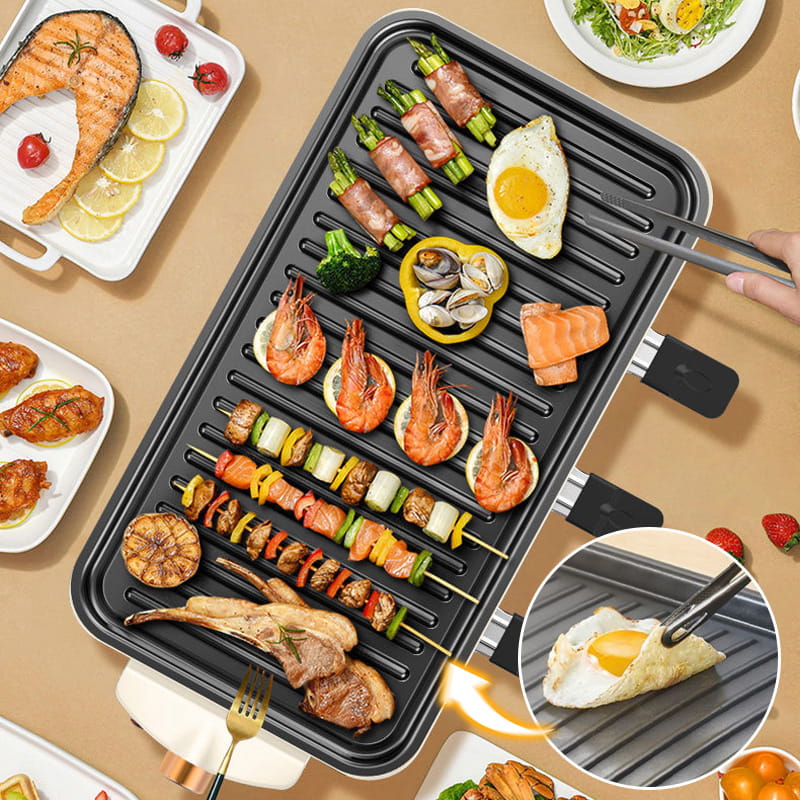 ⏳ Limitierte Aktion: 50 % Rabatt ⏰ Multifunktionaler, rauchfreier Elektrogrill – abnehmbar, große Kapazität 🥩
