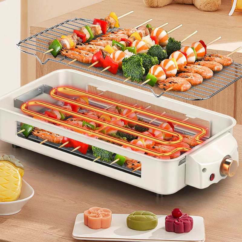 ⏳ Limitierte Aktion: 50 % Rabatt ⏰ Multifunktionaler, rauchfreier Elektrogrill – abnehmbar, große Kapazität 🥩