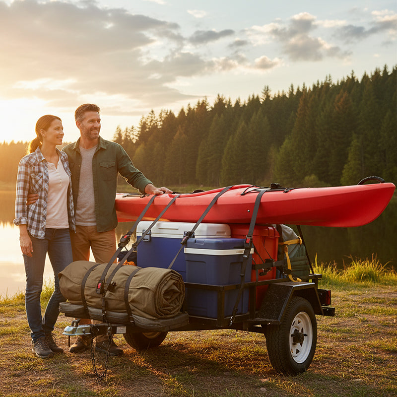 🚚 Automatisch einziehbare Ratschegurte – Selbstaufrollend & Arretierbar