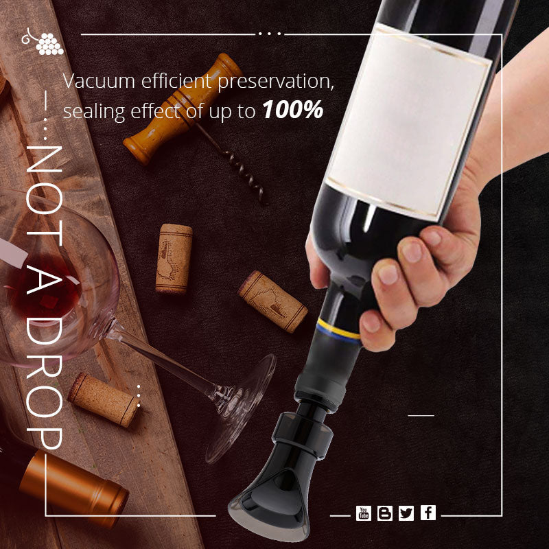 📢Kaufen 1, erhalten 1 gratis🍷 2-in-1-Weinkonservierer – Vakuumpumpe & Versiegelung, bewahrt Frische & Aroma ✨