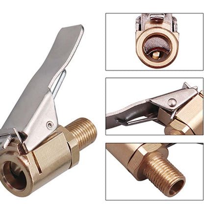💨 50% RABATT! 🔧 Schnellanschluss-Adapter für Reifenfüllventil – Universell & leckagefrei – Perfekt für Kompressoren oder tragbare Pumpen – einfache Montage, sicherer Halt 🚗✨