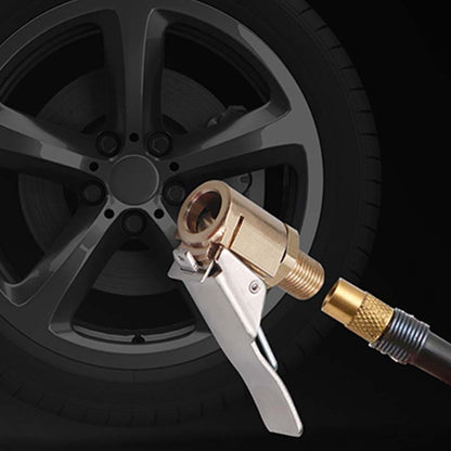 💨 50% RABATT! 🔧 Schnellanschluss-Adapter für Reifenfüllventil – Universell & leckagefrei – Perfekt für Kompressoren oder tragbare Pumpen – einfache Montage, sicherer Halt 🚗✨