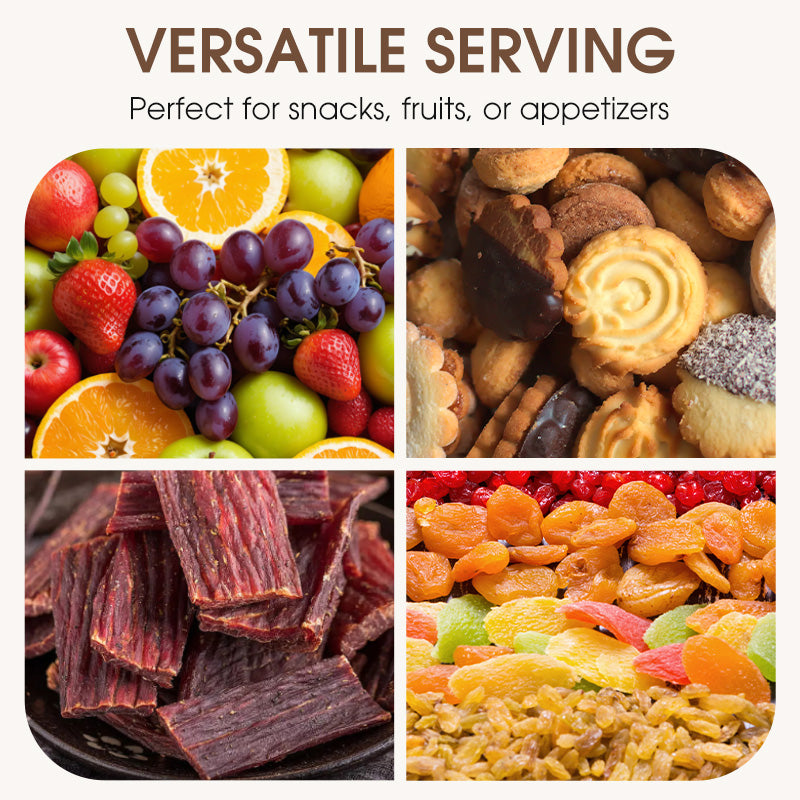 🔥Solange der Vorrat reicht 50 % Rabatt!🎉Abnehmbares, unterteiltes Snack-Serviertablett
