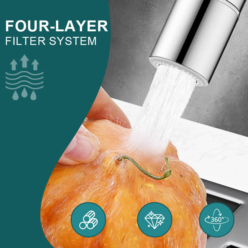 🚰✨ 360° Drehbarer Wasserhahn mit 2-in-1-Funktion & Trinkwassersprudler – Präzise Armaturen für flexibles, nachhaltiges Kochen! 🌱💧