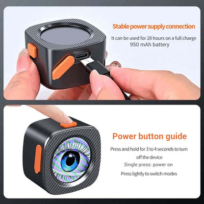 Dynamisches Teufelsauge Fahrrad-Rücklicht