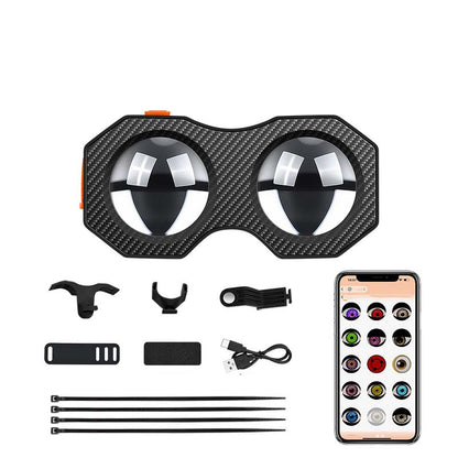 Dynamisches Teufelsauge Fahrrad-Rücklicht