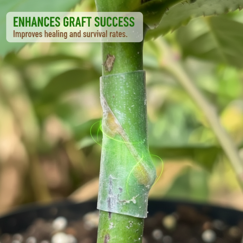 🌳 50% RABATT JETZT! ✨ Silikon-Veredelungshülsen (50/150/250 Stück) – Flexibel, Wetterbeständig & Fördert das Anwachsen von Obstbäumen 🛠️🌱
