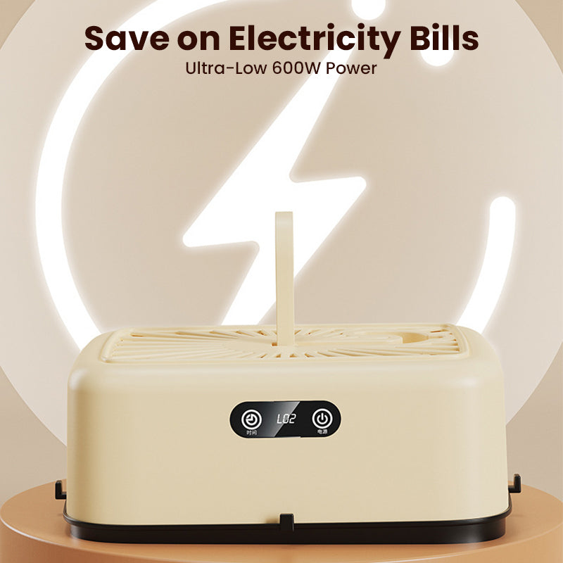 ⏳Zeitlich begrenztes Angebot: 25 Einheiten mit 60 % ⏰Rabatt Tragbarer 600-W-PTC-Heizungs-Wäschetrockner💥