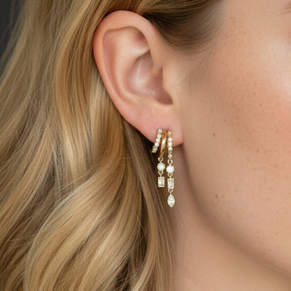 Fröhliches Neujahr! 50% auf alles 🎊⏰Stylisches Ohrring-Set für Damen