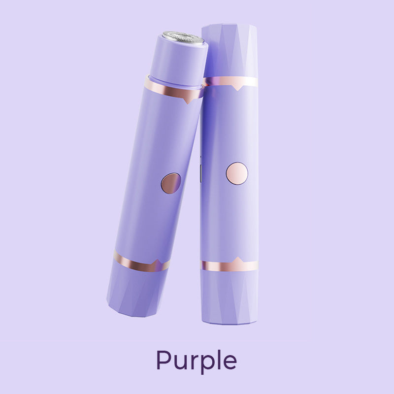 2-in-1 elektrischer Akku-Rasierer für Damen