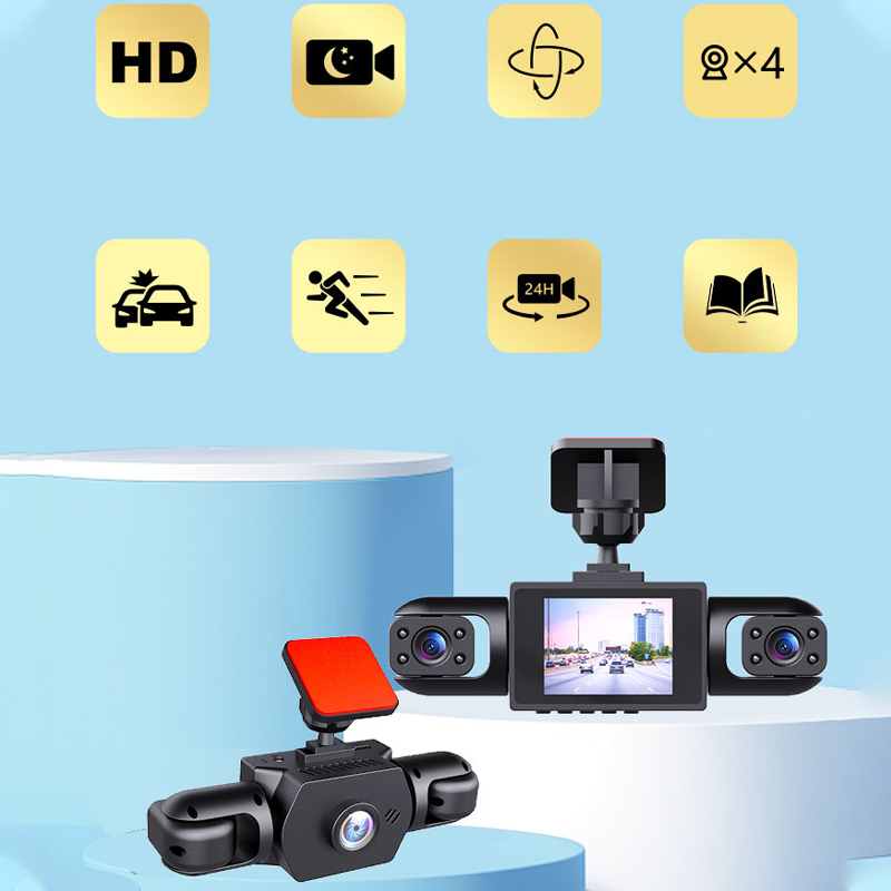 🚗📹 Auto-Dashcam 4K mit 4 Kameras – 360° Rundumsicht für lückenlose Aufnahme & maximalen Schutz. 🛡️⚡ Einfach installieren, dauerhaft sicher! 🎯