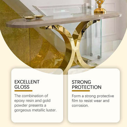 Wasserbasierte, wetterbeständige Goldfarbe