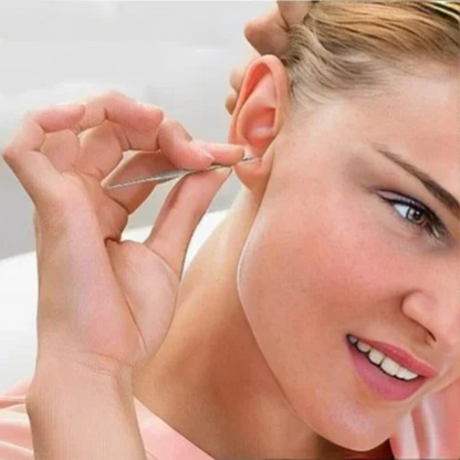 📢50% zeitlich begrenzter Rabatt📢Tragbares Edelstahl-Ohrlöpfel 6-Stück-Set - Spiral-Ohrwerkzeug✨