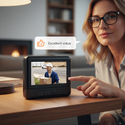 📢Mid-Season Sale: −50% nur für kurze Zeit⏰📹 Intelligente Video-Türklingel mit 4,3-Zoll-Display – kabellose Gegensprechanlage, Infrarot-Nachtsicht, HD-Aufnahme & kompatibel mit Smart-Home-Systemen 🏠