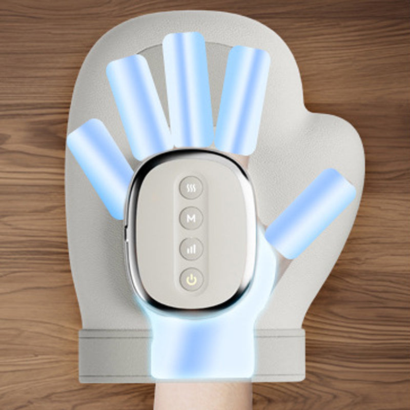 🔥50 % RABATT🔥 Handmassagegerät mit Wärme und Kompression, 3 Massagen, 4 Temperaturen, 5 Kompressionsmodelle, Handmassage für Arthritis und Karpaltunnel