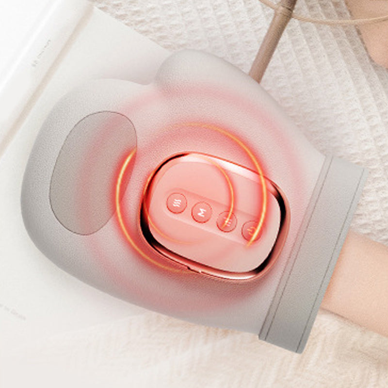 🔥50 % RABATT🔥 Handmassagegerät mit Wärme und Kompression, 3 Massagen, 4 Temperaturen, 5 Kompressionsmodelle, Handmassage für Arthritis und Karpaltunnel