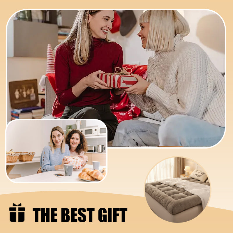 🔥 Neujahrsverkauf 50 % Rabatt!🔥Stützende & wärmende dicke Matratzenauflage