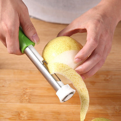 🔥2+1 GRATIS! 🍎 2-in-1 Apfelausstecher & Schäler aus Edelstahl – Schälen, entkernen und stilvoll servieren wie ein Profi! ✨
