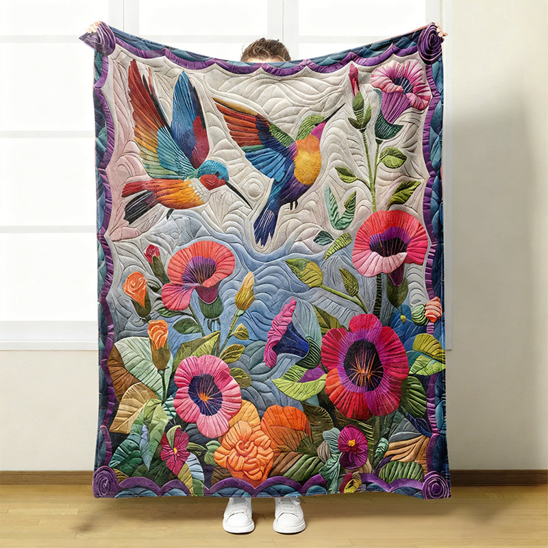 🔥2026 Neuheiten, 50 % Rabatt!🎉Kuschelige und weiche Flanelldecke mit Blumenmuster