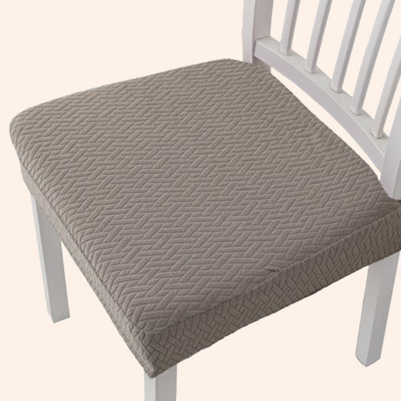 🛋️Wasserabweisender Stuhlbezug mit Rauten-Jacquard – Für Esszimmer-, Hotel- & Haushaltsstühle 🪑✨