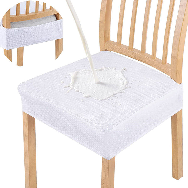 🛋️Wasserabweisender Stuhlbezug mit Rauten-Jacquard – Für Esszimmer-, Hotel- & Haushaltsstühle 🪑✨
