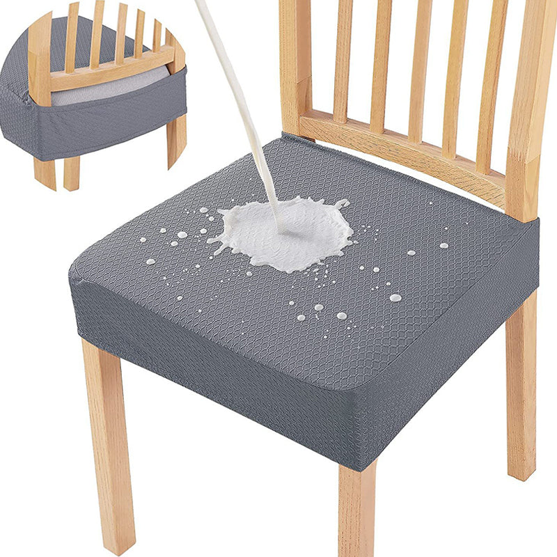 🛋️Wasserabweisender Stuhlbezug mit Rauten-Jacquard – Für Esszimmer-, Hotel- & Haushaltsstühle 🪑✨