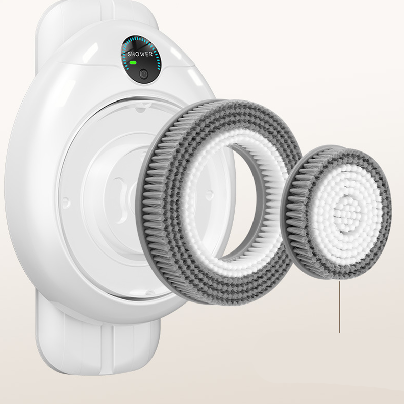 Automatische, wandmontierte Rückenwaschbürste – Großer Bürstenkopf & höhenverstellbar 🚿🧼
