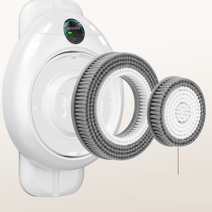 Automatische, wandmontierte Rückenwaschbürste – Großer Bürstenkopf & höhenverstellbar 🚿🧼