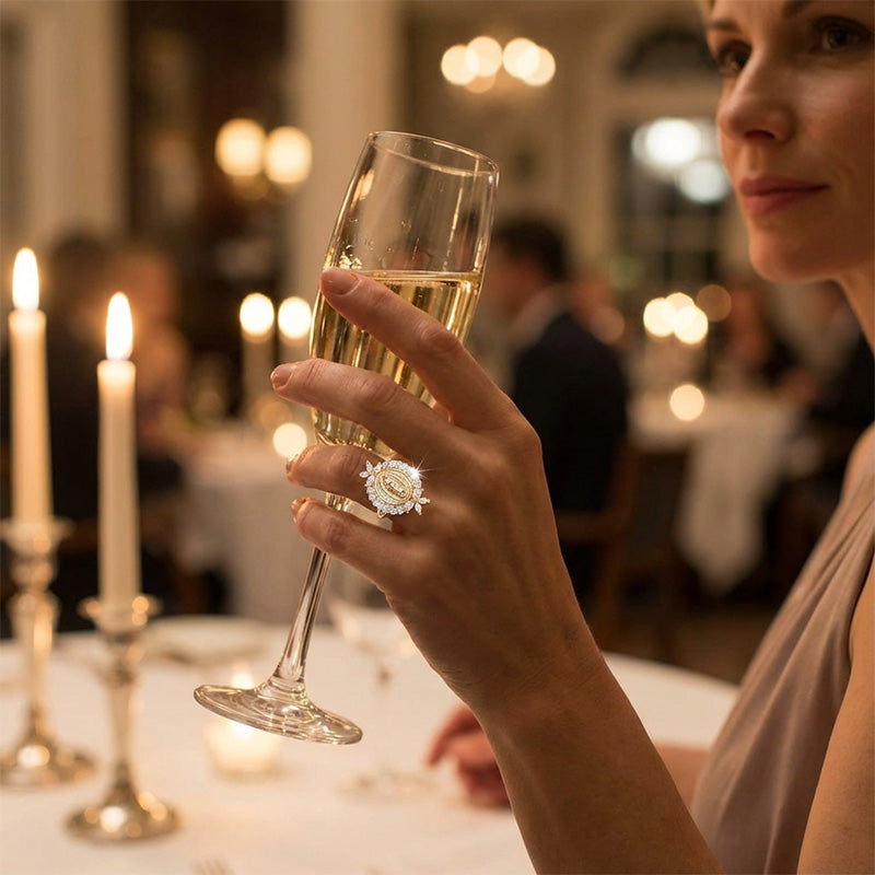 💎 Eleganter Jungfrau-Maria-Ring – Symbol der Anmut & des Glaubens!