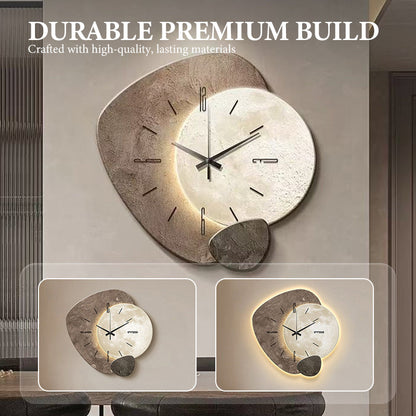 💎 -50% AUF DIE DEKORATIVE WANDUHR IM NORDISCHEN STIL! 💎 Künstlerisches Design, Flüsterleise & Sanfte Hintergrundbeleuchtung ✨