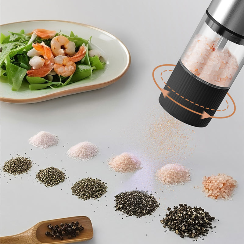 🔥Solange der Vorrat reicht 40 % Rabatt!🎉Electric Pepper & Salt Grinder Set