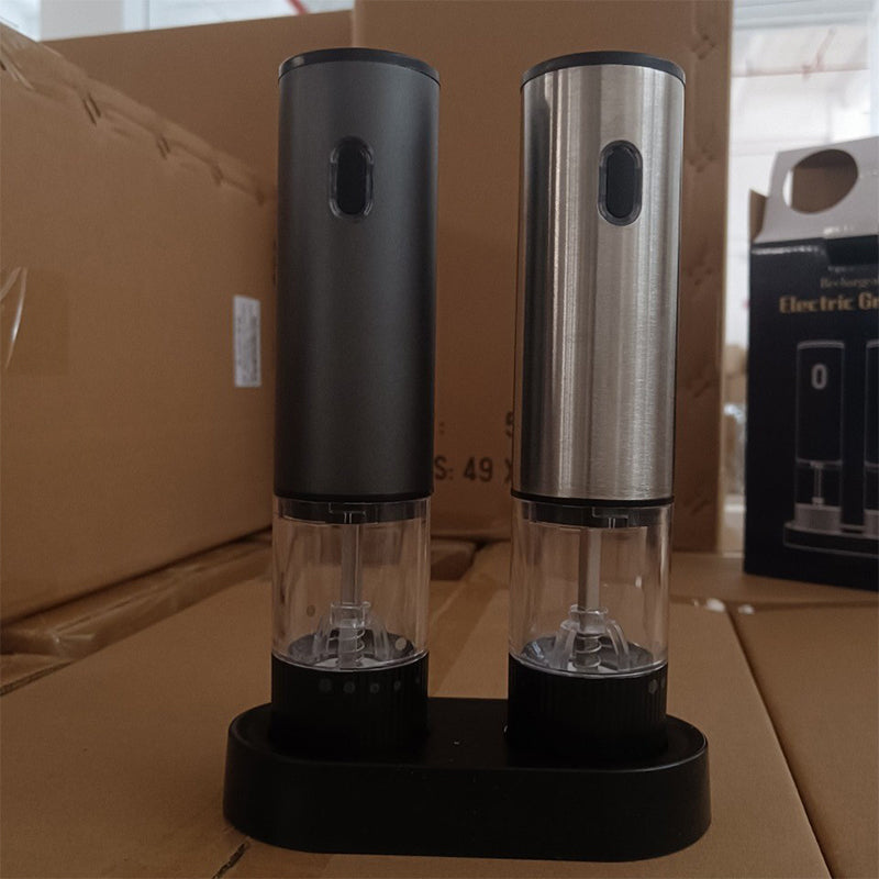 🔥Solange der Vorrat reicht 40 % Rabatt!🎉Electric Pepper & Salt Grinder Set