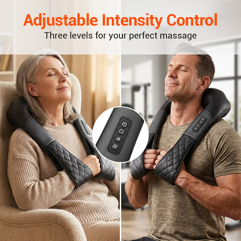 🔥Kabelloses Nacken- und Schultermassagegerät mit Wärmefunktion