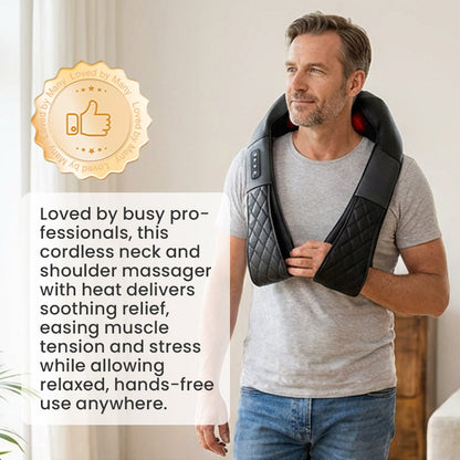 🔥Kabelloses Nacken- und Schultermassagegerät mit Wärmefunktion