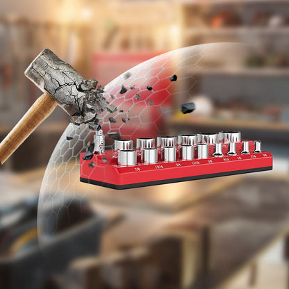 🔧 50% RABATT! 🧲 Magnet-Steckschlüsselhalter-Set – Farblich Sortiert, Spart Platz & Hält Werkzeuge Sicher 📦