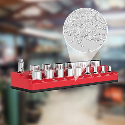 🔧 50% RABATT! 🧲 Magnet-Steckschlüsselhalter-Set – Farblich Sortiert, Spart Platz & Hält Werkzeuge Sicher 📦